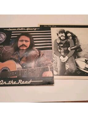 JESSE COLIN YOUNG LP Vinyl Lot 2 On The Road & Love On Wing- 12"- VG+